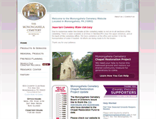 Tablet Screenshot of monongahelacemetery.com